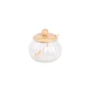 Ver imagem 2 de Açucareiro de Vidro com Tampa de Bambu Doraine 230m