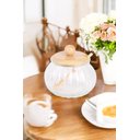 Ver imagem 4 de Açucareiro de Vidro com Tampa de Bambu Doraine 230m