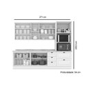 Ver imagem 2 de Cozinha Modulada Henn Americana Henn 7 Peças C5p49 Branco