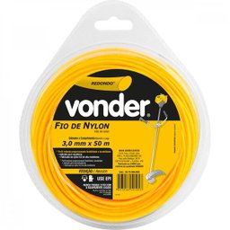 Fio de nylon 30 mm x 50 m redondo Vonder - 1