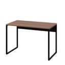 Ver imagem 4 de Mesa para Escritório Diretor Estilo Industrial 1,00m Netmobil - Nogal/preto
