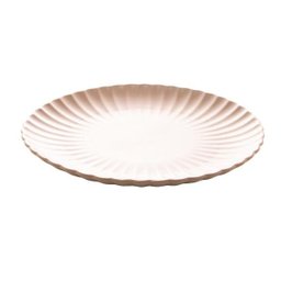 Prato Raso Em Porcelana Bon Gourmet Nórdica Cinza 26cm - 2