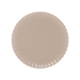 Prato Raso Em Porcelana Bon Gourmet Nórdica Cinza 26cm - 3