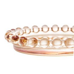 Jogo De Pratos Mesa Wolff Pearl Cristal Âmbar 24cm 4 Peças - 3