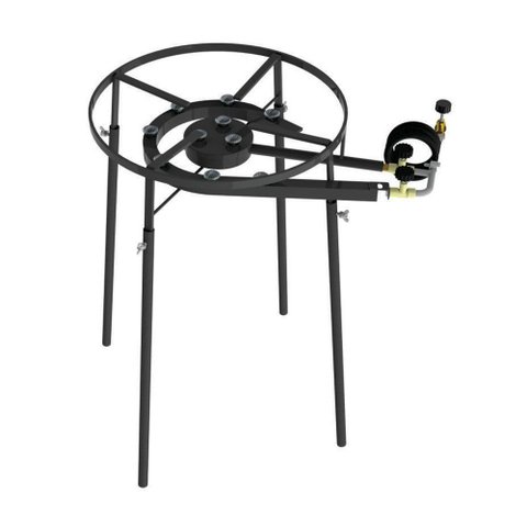 Fogão Industrial Progás Alta Pressão 10 Caulim Redondos Pedestal F2b10p