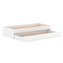 Ver imagem 2 de Bicama Solteiro Mdf Branco sem Cabeceira Mobilistore