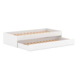 Bicama Solteiro Mdf Branco sem Cabeceira Mobilistore - 2