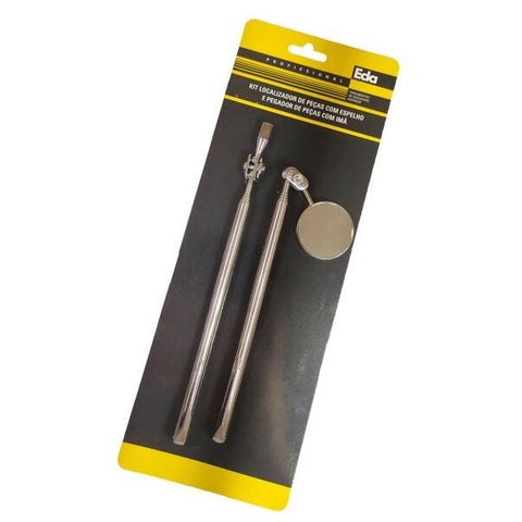 Pegador de Peças com Imã Localizador de Parafusos e Espelho