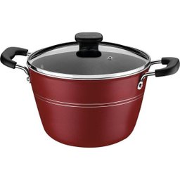 Caldeirão Tramontina 26Cm Antiaderente Sicília 7,6L Vermelho - 1