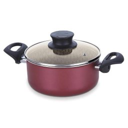 Jogo De Panelas Tramontina Paris 7 Peças Antiaderente Cereja - 4