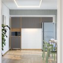 Ver imagem 1 de Cozinha com 6 Portas Linha Soul Cinza/Freijó/Gris