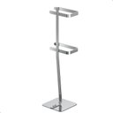 Ver imagem 4 de Porta Papel Higiênico de Chão Duplo Suporte Cromado Oslo