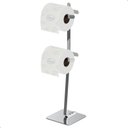 Ver imagem 1 de Porta Papel Higiênico de Chão Duplo Suporte Cromado Oslo