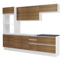 Ver mais imagens de Cozinha Completa 100% Mdf Madesa Acordes Branco Rustic