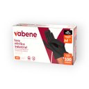 Ver imagem 1 de Luva Nitrilica Preta - M - 100un Vabene