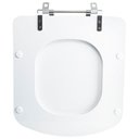 Ver imagem 5 de Tampa Vaso Sanitário Madeira Laqueada Lirio Branco para Bacia Fiori