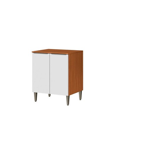 Balcão 2 Portas Luana 70cm Luana/clara - Cinamomo/branco Aramóveis