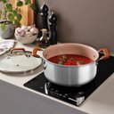 Ver imagem 4 de Caçarola Tramontina Romagna Aço Inox Cerâmico Marfim 24 Cm 5,24 L