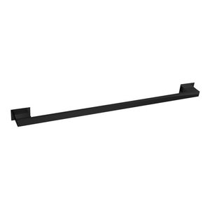 Toalheiro 50 Cm Inox Preto Fosco - Kromus Rt0305-50b