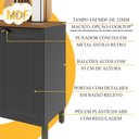 Ver imagem 5 de Cozinha Completa Bariloche 12 Portas 2 Gavetas com Vidro 100% MDF 6225.127 Chumbo - Indékes