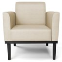 Ver mais imagens de Sofá Namoradeira e 2 Poltronas Base Madeira Preto Maressa Veludo Luxo Off White - Ibiza