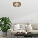 Ver imagem 2 de Luminária Teto tipo Pendente JÚPITER MDF - Completa -:MDF CRU