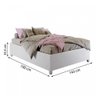 Base Cama Casal Box Siena Kaiki Móveis Branco - 2