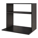 Ver imagem 1 de Suporte Micro-ondas Forno Armário Aéreo 60cm 1 Prateleira Aura M24 Preto - Mpozenato