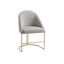 Ver imagem 1 de Cadeira Poltrona Estofada Decorativa Lua Premium Cinza