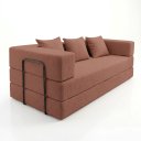 Ver mais imagens de Sofá Cama 3 Lugares na Caixa 190 cm Capri Bouclê B05 - D'Rossi