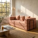 Ver imagem 1 de Sofá Cama 3 Lugares na Caixa 190 cm Capri Bouclê B05 - D'Rossi