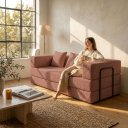 Ver imagem 2 de Sofá Cama 3 Lugares na Caixa 190 cm Capri Bouclê B05 - D'Rossi