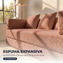 Ver imagem 7 de Sofá Cama 3 Lugares na Caixa 190 cm Capri Bouclê B05 - D'Rossi