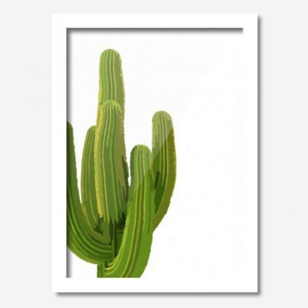 Quadro Decorativo Cactos 33cmx24cm Los Quadros - 1