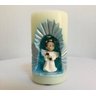 Anjinho na Vela Gruta Cor: Branco com Azul - 1