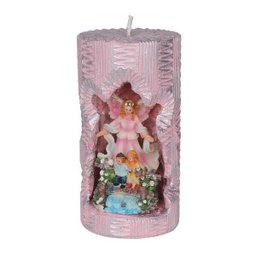 Anjo Da Guarda na Vela Gruta Cor: Rosa - 1