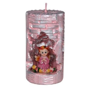 Anjinho na Vela Gruta Cor: Rosa