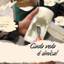 Ver imagem 3 de São Judas na Vela Gruta cor: Verde com Dourado