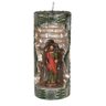 São Judas na Vela Gruta cor: Verde com Dourado - 1