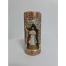 Jesus Misericordioso na Vela Gruta cor: Vermelho com Dourado - 1