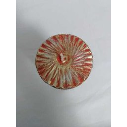Nossa Sra Auxiliadora na cor: Vermelho com Dourado - 3