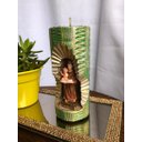 Ver imagem 2 de Santo Antônio na Vela Gruta cor: Verde e Dourado