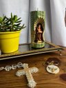 Ver imagem 4 de Santo Antônio na Vela Gruta cor: Verde e Dourado
