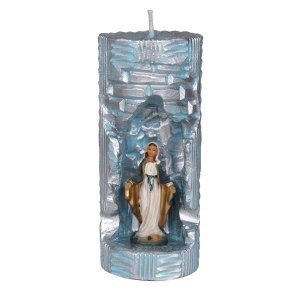 Nossa Senhora das Graças na Vela Gruta cor: Azul Claro