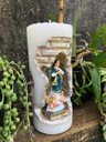 Ver imagem 2 de N.Sra Da Imaculada Conceição Na Vela Gruta Cor: Branco Com Dourado