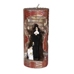 Santa Paulina na Vela Gruta cor: Vermelho com Dourado - 1