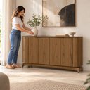 Ver imagem 2 de Aparador Buffet para Sala de Jantar 160cm Verbena N01 Cinamomo - Lyam Decor