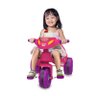 Triciclo Bandeirante Velobaby G2 Passeio e Pedal Motoca Rosa - 5