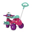 Ver imagem 4 de Triciclo Bandeirante Velobaby G2 Passeio e Pedal Motoca Rosa