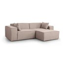 Ver imagem 2 de Conjunto Sofá 260cm e Puff 100cm Baobá CabeCasa MadeiraOriginals Bege Linho Avelã